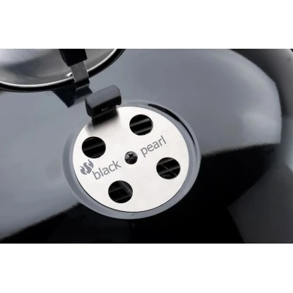 Landmann Holzkohle-Kugelgrill Black Pearl Schwarz 2 Landmann Holzkohle-Kugelgrill Black Pearl Schwarz – Bild 2