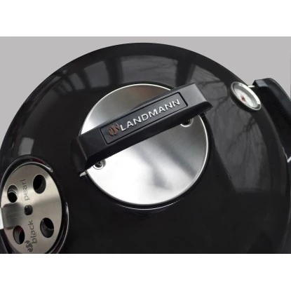 Landmann Holzkohle-Kugelgrill Black Pearl Schwarz 3 Landmann Holzkohle-Kugelgrill Black Pearl Schwarz – Bild 3