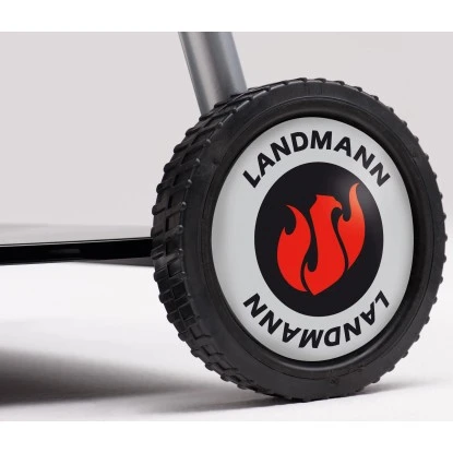 Landmann Holzkohle-Kugelgrill Black Pearl Schwarz 6 Landmann Holzkohle-Kugelgrill Black Pearl Schwarz – Bild 6