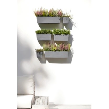 Ecopots Pflanztopf Manhattan Wall L Grau 55 Cm X 15 Cm 2 Ecopots Pflanztopf Manhattan Wall L Grau 55 Cm X 15 Cm – Bild 2