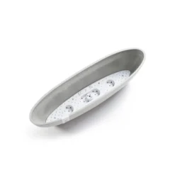 Ecopots Pflanzschale Sofia Lang Weißgrau 56 Cm X 14 Cm X 16 Cm -Gartengeschäft 00 SofiaLong56WhiteGrey 20