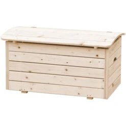 Timbela Spielzeugkiste Holz M034 Mit Deckel -Gartengeschäft 060827950808 11023400 S 03