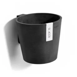 Ecopots Pflanztopf Amsterdam Wall Dunkelgrau 20 Cm X 17,5 Cm