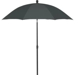 Siena Garden Marktschirm City Ø 180 Cm Grau Mit Schieber -Gartengeschäft 1241017 1346 L32207 8