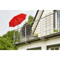 Siena Garden Marktschirm City Ø 180 Cm Terra Mit Schieber -Gartengeschäft 1241066 1346 L32206 15