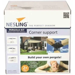 Nesling Eckelement Pergola Kit Grau 2-teilig -Gartengeschäft 1243104 1346 J16830 3