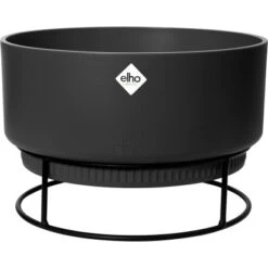 Elho Blumenschale B.for Studio Ø 30 Cm X 19 Cm Schwarz
