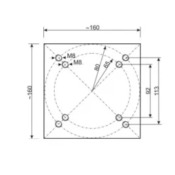 Schneider Universal-Bodenplatte -Gartengeschäft 144110 2630 6