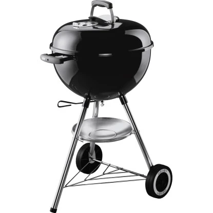 Weber Holzkohle-Kugelgrill Classic Kettle Ø 47 Cm Schwarz 1 Weber Holzkohle-Kugelgrill Classic Kettle Ø 47 Cm Schwarz