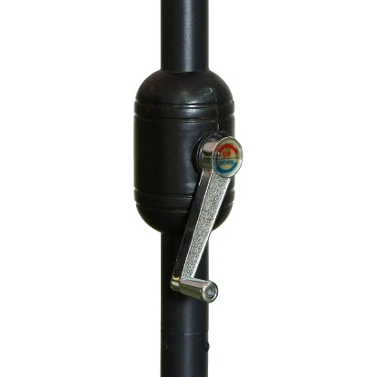 Gartenfreude Marktschirm Ø 270 Cm Creme Mit Kurbelmechanik 3 Gartenfreude Marktschirm Ø 270 Cm Creme Mit Kurbelmechanik – Bild 3