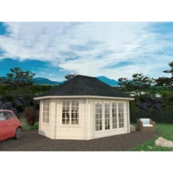 Palmako Holz-Pavillon Hanna 421/571 Cm X 222 Cm -Gartengeschäft 161247 4980 03