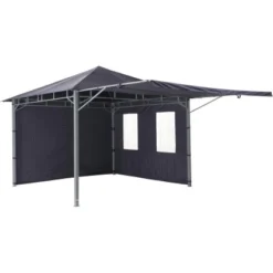 Tepro Seitenteil-Set Lehua/Waya Dunkelblau 2 Stück -Gartengeschäft 168824 2400 2