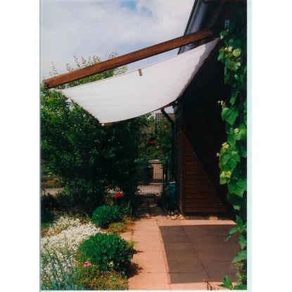 Floracord Pergola Bausatz Inkl. Sonnensegel Weiß 330 Cm 1 Floracord Pergola Bausatz Inkl. Sonnensegel Weiß 330 Cm
