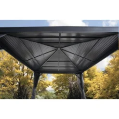 Sojag Aluminium Pavillon South Beach 12 X 12 Anthrazit 363 Cm X 363 Cm X 310 Cm -Gartengeschäft 1 sj05500southbeach12x12 3