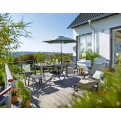 Sonnenliege Pacora Aus Textilen Schwarz -Gartengeschäft 209237 3299 5 2