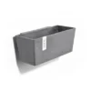 Ecopots Pflanztopf Manhattan Wall M Grau 35 Cm X 17,4 Cm X 15 Cm