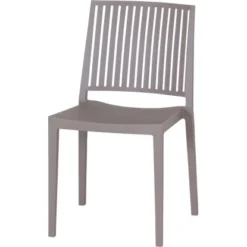 Siena Garden Lane Stapelstuhl 56 Cm X 46 Cm X 80 Cm Taupe