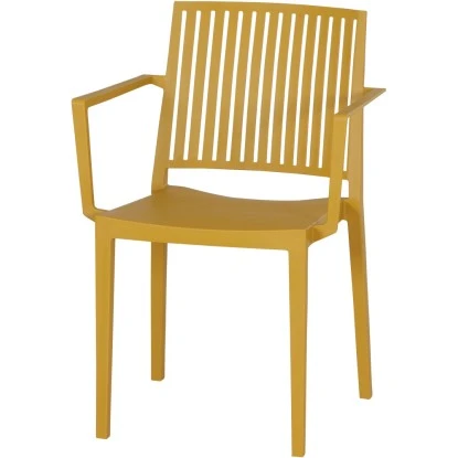 Siena Garden Lane Stapelsessel 56 Cm X 57 Cm X 80 Cm Mustard 1 Siena Garden Lane Stapelsessel 56 Cm X 57 Cm X 80 Cm Mustard