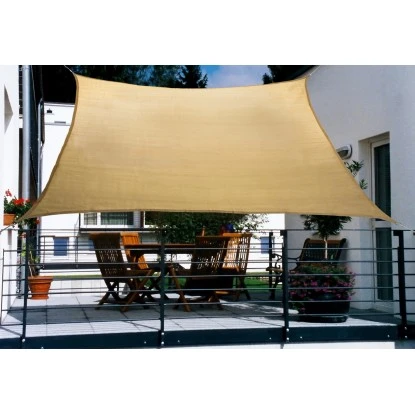 Floracord Balkonsonnensegel HDPE Weizen 270 Cm X 140 Cm 1 Floracord Balkonsonnensegel HDPE Weizen 270 Cm X 140 Cm