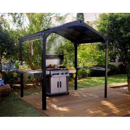 Palram - Canopia Bbq Gazebo Garden Austin 249 Cm X 284 Cm X 180 Cm Schwarz 1 Palram - Canopia Bbq Gazebo Garden Austin 249 Cm X 284 Cm X 180 Cm Schwarz