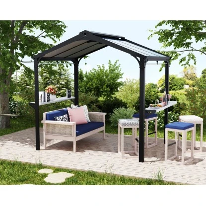 Palram - Canopia Bbq Gazebo Garden Austin 249 Cm X 284 Cm X 180 Cm Schwarz 3 Palram - Canopia Bbq Gazebo Garden Austin 249 Cm X 284 Cm X 180 Cm Schwarz – Bild 3