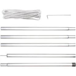 Perel Stangen-Set Für Sonnensegel 250 Cm