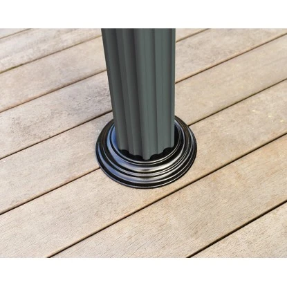 Palram - CanopiaRoma 4 X 3.6 GartenPavillon Anthrazit Inkl. LED Set 7 Palram - CanopiaRoma 4 X 3.6 GartenPavillon Anthrazit Inkl. LED Set – Bild 7