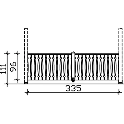 Skan Holz Brüstung Balkonschalung 335 X 96 Cm Fichte Eiche Hell 2 Skan Holz Brüstung Balkonschalung 335 X 96 Cm Fichte Eiche Hell – Bild 2