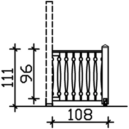 Skan Holz Brüstung Balkonschalung 108 X 96 Cm Fichte Weiß 2 Skan Holz Brüstung Balkonschalung 108 X 96 Cm Fichte Weiß – Bild 2