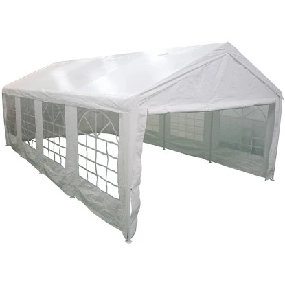 Siena Garden Event Pavillon 6x12 M Gestell Aus Stahl Weiß Bezug Aus Polyethylen 1 Siena Garden Event Pavillon 6x12 M Gestell Aus Stahl Weiß Bezug Aus Polyethylen