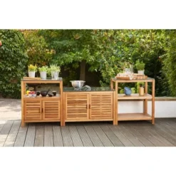 Siena Garden Riva Outdoor-kitchen Mittelteil Offen Granit Dunkelgrau Ca.52 X75cm -Gartengeschäft 316667 L19598 14