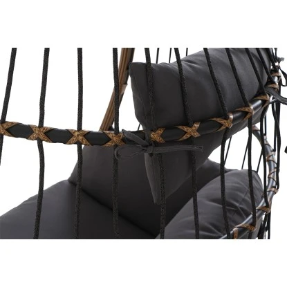 Siena Garden Salerno Hängekorb Schwarz - Natur Gestell Stahl 15 Siena Garden Salerno Hängekorb Schwarz - Natur Gestell Stahl – Bild 15