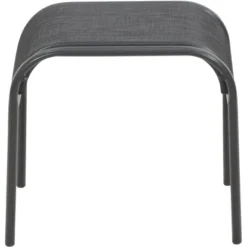 Siena Garden Livorno Hocker Anthrazit 46x44x41 Cm -Gartengeschäft 316769 553833 3