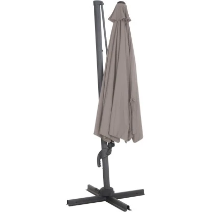 Siena Garden Ampelschirm Ø 350 Cm Taupe Mit Kurbelmechanik 14 Siena Garden Ampelschirm Ø 350 Cm Taupe Mit Kurbelmechanik – Bild 14