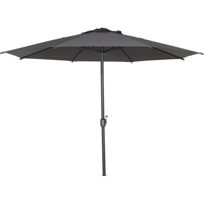 Siena Garden Marktschirm Isa Ø 300 Cm Anthrazit Mit Kurbelmechanik 2 Siena Garden Marktschirm Isa Ø 300 Cm Anthrazit Mit Kurbelmechanik – Bild 2