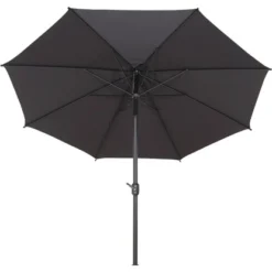 Siena Garden Marktschirm Isa Ø 300 Cm Anthrazit Mit Kurbelmechanik 11 Siena Garden Marktschirm Isa Ø 300 Cm Anthrazit Mit Kurbelmechanik -Gartengeschäft 317418 L30537 4