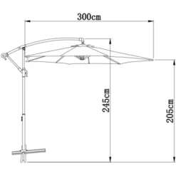 Gartenfreunde Ampelschirm Ø 300 Cm Lemon Mit Kurbel 10 Gartenfreunde Ampelschirm Ø 300 Cm Lemon Mit Kurbel -Gartengeschäft 320932 4655 42510839044022