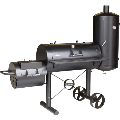 El Fuego Smoker Holzkohlegrill Kiona Schwarz 1 El Fuego Smoker Holzkohlegrill Kiona Schwarz