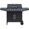 El Fuego Gasgrill Dayton 6-Brenner + Seitenbrenner Schwarz Ca. 133 X 97 X 54 Cm