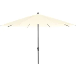 Siena Garden Marktschirm Avio Ø 350 Cm Ecru Mit Kurbelmechanik