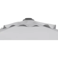 Schneider Schirme Marktschirm Ø 270 Cm Silbergrau Mit Push-Up Mechanik -Gartengeschäft 4000570664141 66414 4