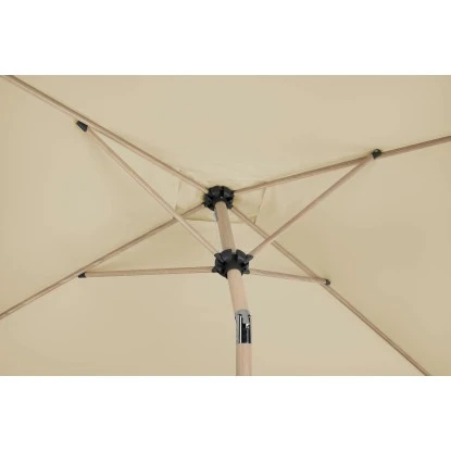 Schneider Schirme Marktschirm 150 Cm X 230 Cm Natur Mit Kurbelmechanik 5 Schneider Schirme Marktschirm 150 Cm X 230 Cm Natur Mit Kurbelmechanik – Bild 5