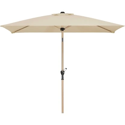 Schneider Schirme Marktschirm 150 Cm X 230 Cm Natur Mit Kurbelmechanik 3 Schneider Schirme Marktschirm 150 Cm X 230 Cm Natur Mit Kurbelmechanik – Bild 3