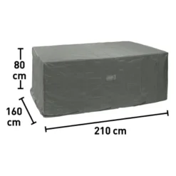 Schutzhülle Für Tisch Mit Stühlen 210 Cm X 160 Cm X 80 Cm, Mit Kordelzug -Gartengeschäft 4007871162413 VM01 221018