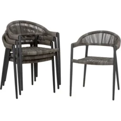 Acamp Set 2x Sessel Brooklyn Anthrazit -Gartengeschäft 4013556406529 3295 03