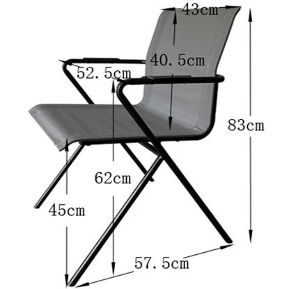 Acamp Set 6x Stapelsessel Alpha Tex 55 Cm X 57 Cm X 83 Cm Anthrazit-Nero 2 Acamp Set 6x Stapelsessel Alpha Tex 55 Cm X 57 Cm X 83 Cm Anthrazit-Nero – Bild 2