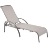Sonnenliege Vigo Aus Textilen Grau
