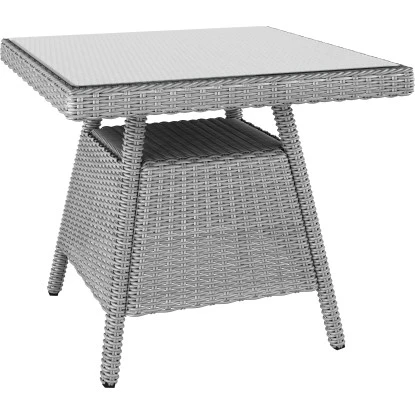 Lounge-Set Mit Esstisch Madison 4-teilig Aus Polyrattan Weiß-Grau 9 Lounge-Set Mit Esstisch Madison 4-teilig Aus Polyrattan Weiß-Grau – Bild 9