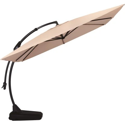 Ampelschirm Peoria 300 Cm X 300 Cm Beige Mit Kurbel 2 Ampelschirm Peoria 300 Cm X 300 Cm Beige Mit Kurbel – Bild 2