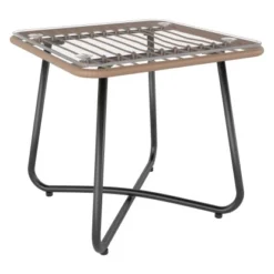 Balkonmöbel-Set Willmar 3-teilig Polyrattan Beige -Gartengeschäft 4048124997611 S 03